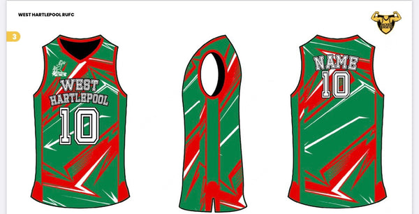 West Custom designed basketball jersey