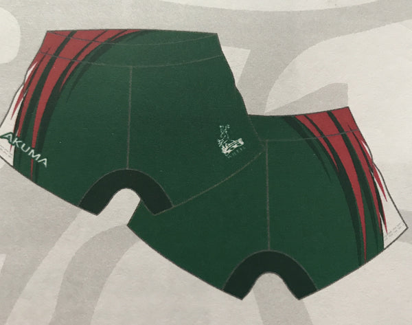 Shorts red green kit
