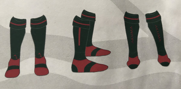 Socks red/green kit