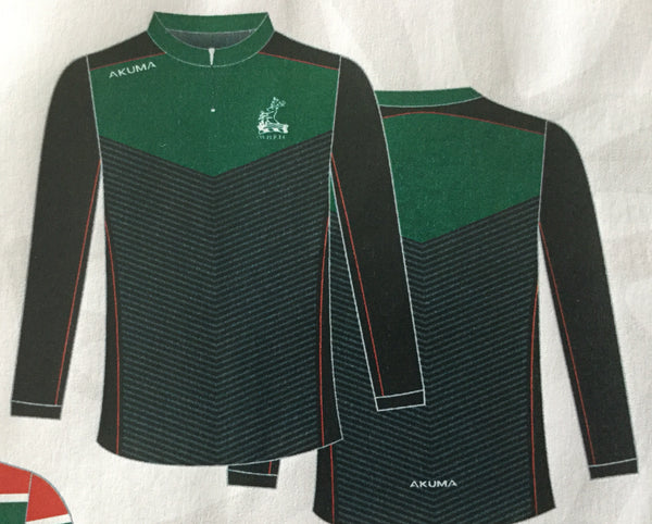 Green/Black Sublimated style  Mid-layer